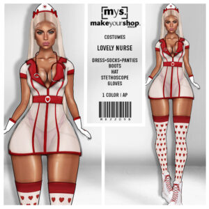 MD22098-LOVELY NURSE-COSTUME