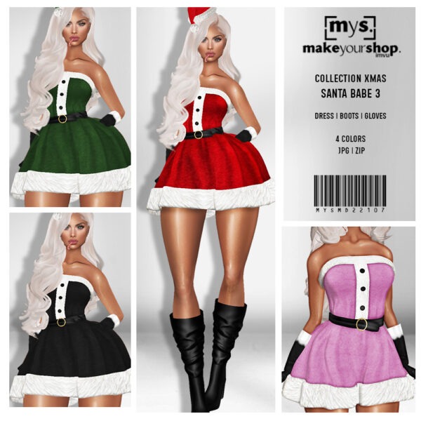 MD22107-Santa Babe 4-Christmas