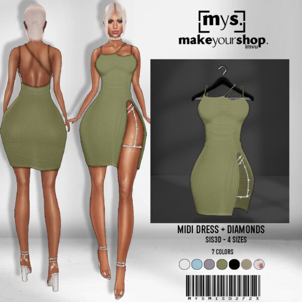MIDI DRESS DIAMONDS - MISSDESIGN-02723 - Image 5