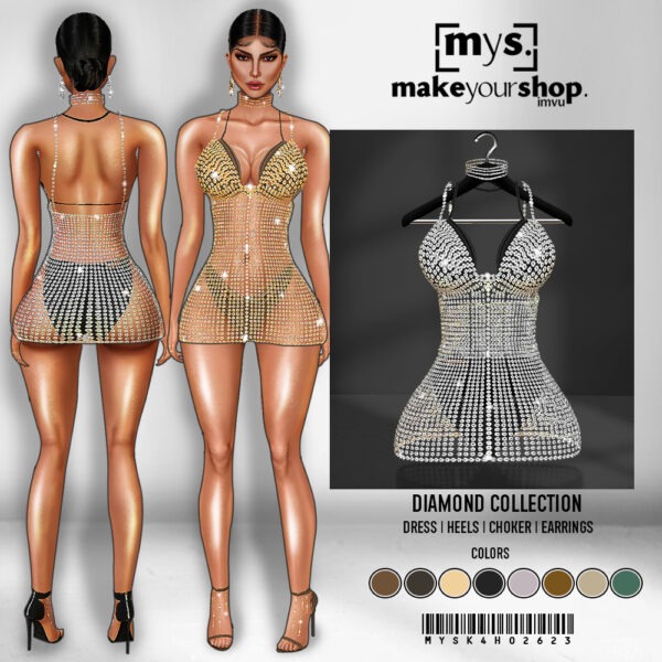 DIAMONDS DRESS-K4H-02623 - Image 2