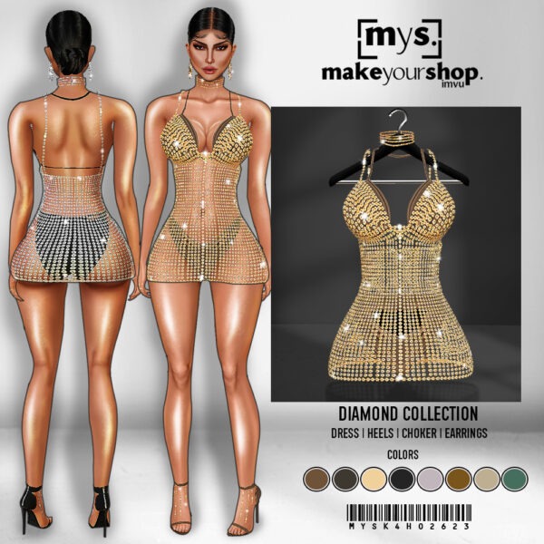 DIAMONDS DRESS-K4H-02623 - Image 3