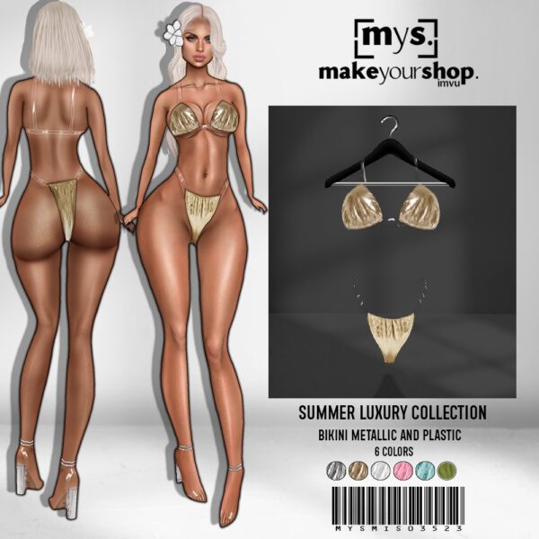 METALLIC AND PLASTIC BIKINI-MD-03623 - Image 2