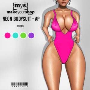 K4H- NEON BODYSUIT AP-118023