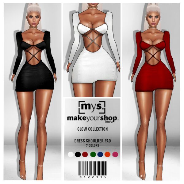 MD22115-DRESS SHOULDER PAD