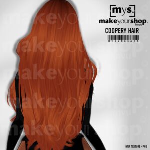 COPPERY DARK-HAIR TEXTURE-090-23