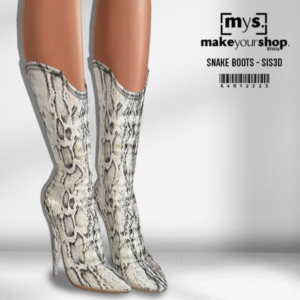 K4H- SNAKE BOOTS -122023