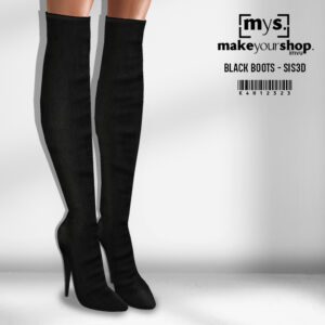 K4H- BLACK BOOTS -123023