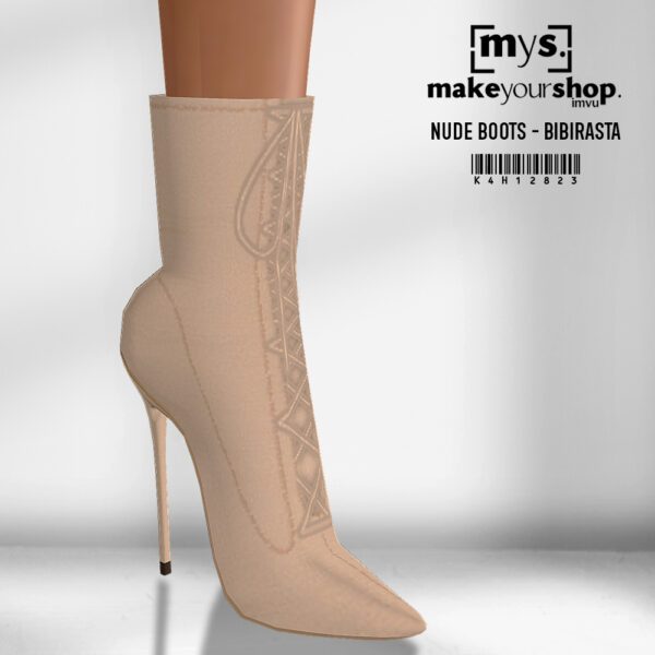 K4H- NUDE BOOTS -128023