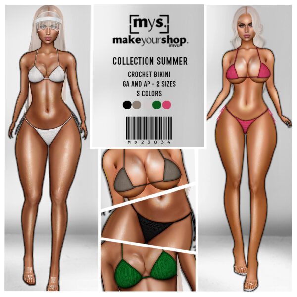 MD23034-CROCHET BIKINI-25% OFF - Image 2