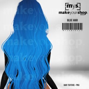 BLUE HAIR TEXTURE-10423