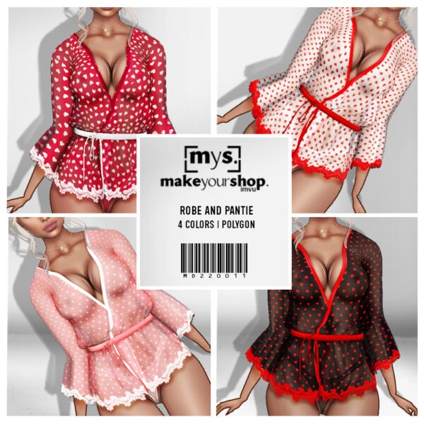 MD22011-ROBE VALENTINE-MISS