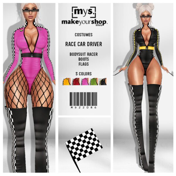 MD22086-RACE CAR DRIVER-COSTUME