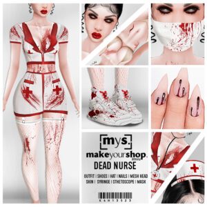 HALLOWEEN-DEAD NURSE-K4H-13523