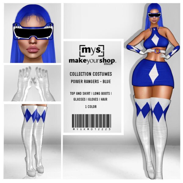 BLUE RANGER GIRL-COSTUMES-12223