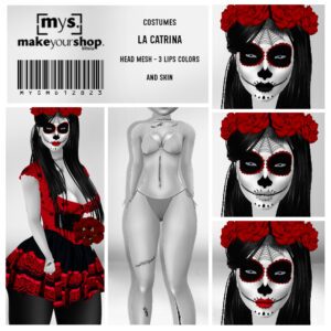 MYS-HEAD+SKIN-LA CATRINA-MISS-12823