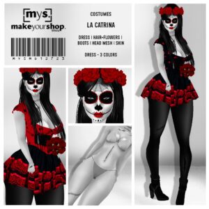 MYS-LA CATRINA COSTUMES-MISS-12723