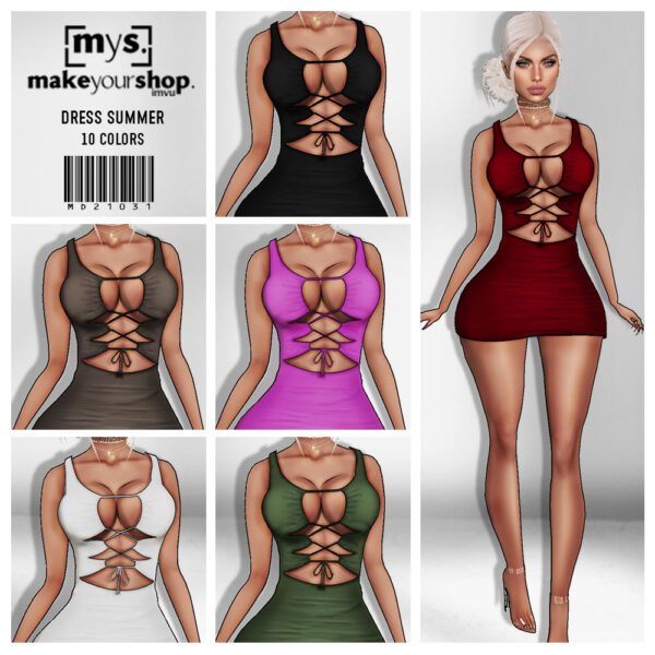 MD21031-DRESS TIED-MISS