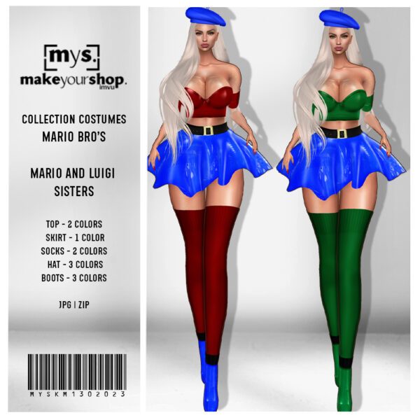 MARIO AND LUIGI SISTERS-COSTUMES-1302023