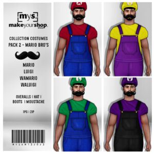 PACK 2 -MARIO BRO'S TEAM-132-2023