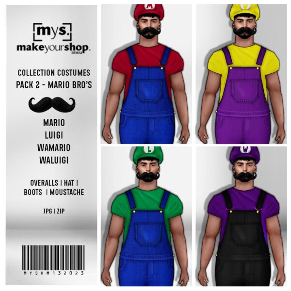 PACK 2 -MARIO BRO'S TEAM-132-2023