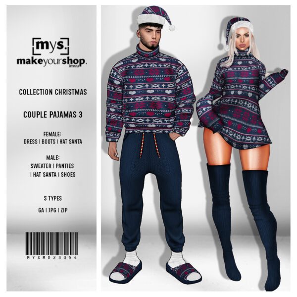 MD23054-COUPLE CHRISTMAS-50% OFF - Image 3