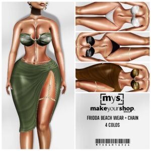 FRIDDA BEACH WEAR+CHAIN-K4H-16524