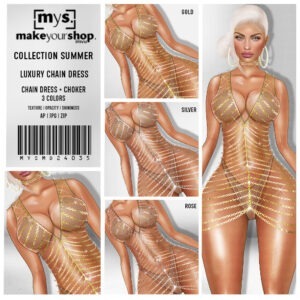LUXURY CHAIN DRESS-MD 24035