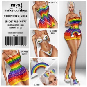 PRIDE CROCHET OUTFIT-MD 24037