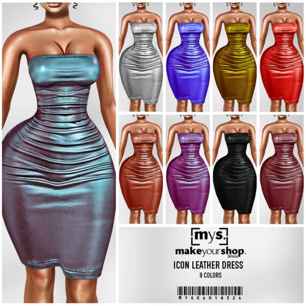 ICON LEATHER DRESS-K4H-183024 - Image 3