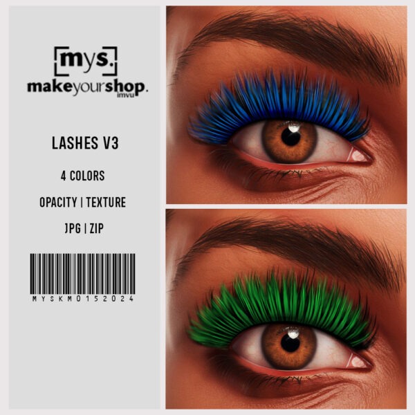 LASHES V2-COLOR-MYS-MD-24061