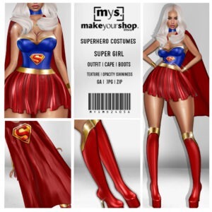 SUPER GIRL COSTUMES-MD-24056