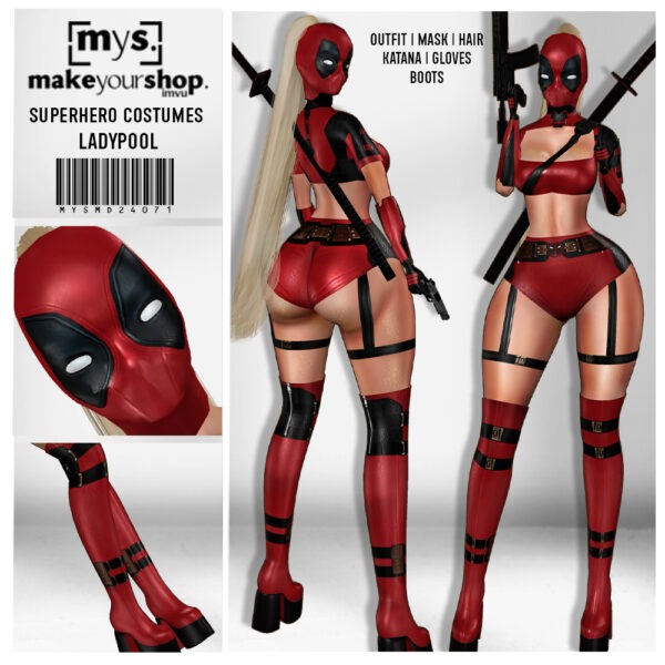 DEADPOOL+LADYPOOL+WOLVERINE-KM-24052 - Image 2