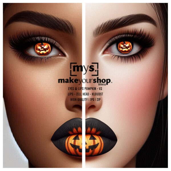 EYES & LIPS PUMPKIN 2-KM-031-24