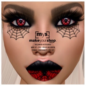 MAKE UP SPIDER HALLOWEEN-KM-046-24
