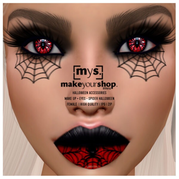 MAKE UP SPIDER HALLOWEEN-KM-046-24