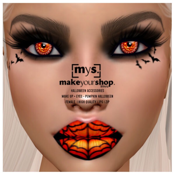 MAKE UP PUMPKIN HALLOWEEN-KM-045-24