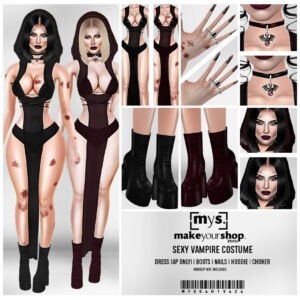 SEXY VAMPIRE COSTUME-K4H-194-2024