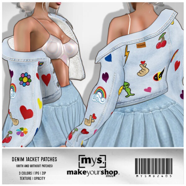 DENIM JACKET PATCHES-MD-24095