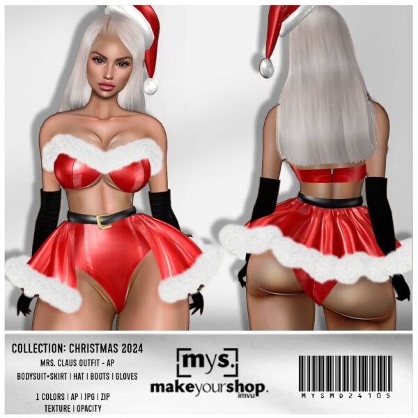 MRS CLAUS OUTFIT-AP-MD-24105