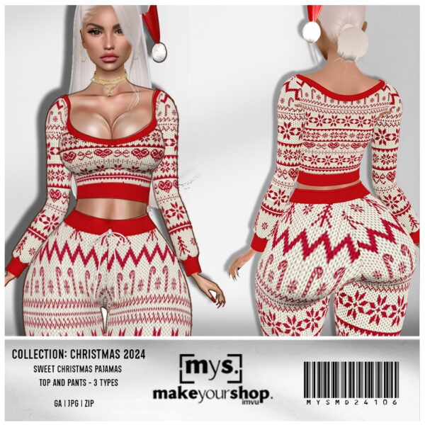 SWEET CHRISTMAS PAJAMAS-MD-24106 - Image 2