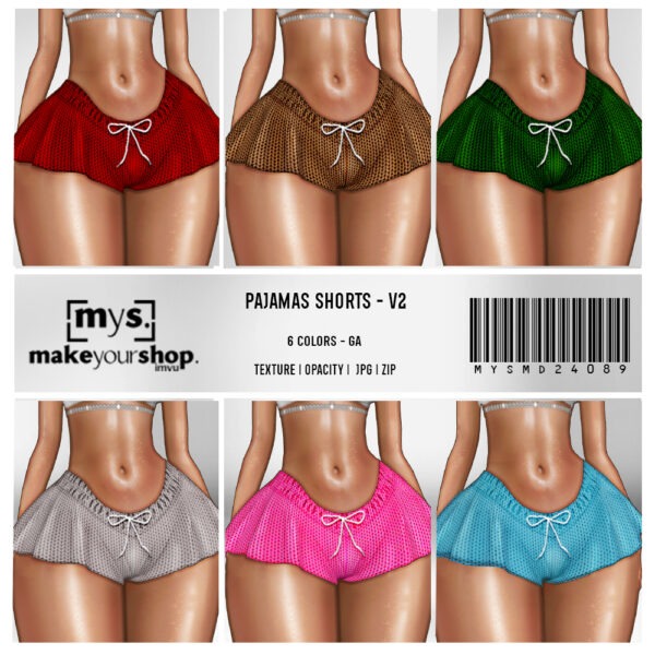 PAJAMAS SHORTS XMAS V2-MD24089