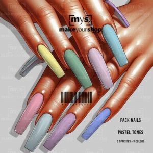 PASTEL TONES NAILS-KM-055-24