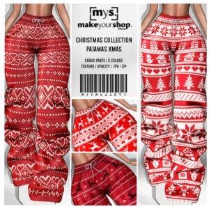PANTS-PAJAMAS XMAS-MD-24091