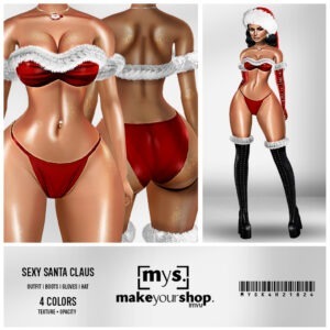 SEXY SANTA CLAUS OUTFIT-K4H-218-2024