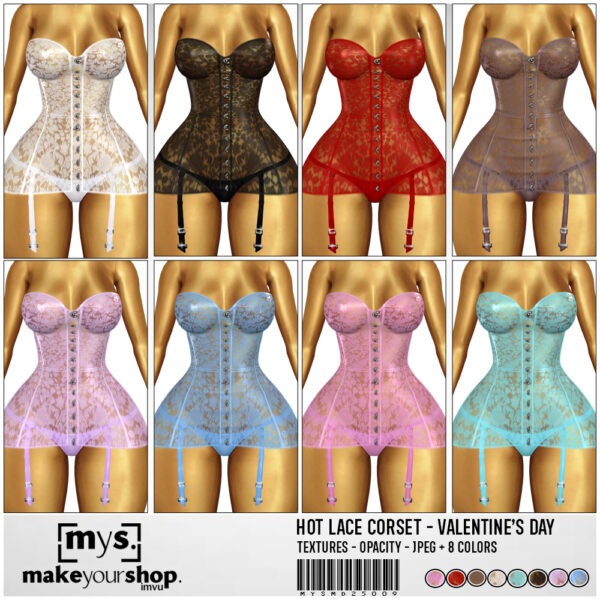 HOT LACE CORSET-MD25009 - Image 2