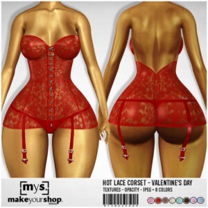 HOT LACE CORSET-MD25009