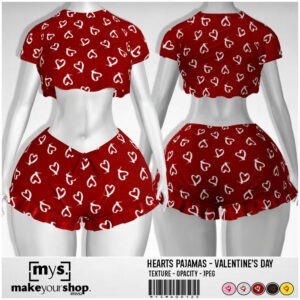 HEARTS PAJAMAS-MD25001