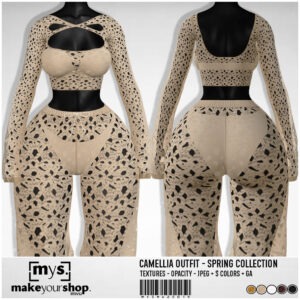 CAMELLIA OUTFIT-MD25019