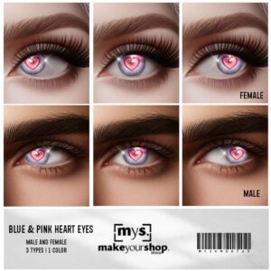 BLUE & PINK HEART EYES-KM-067-2025-F/M