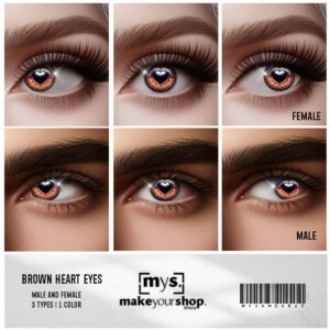 BROWN HEART EYES-KM-068-2025-F/M